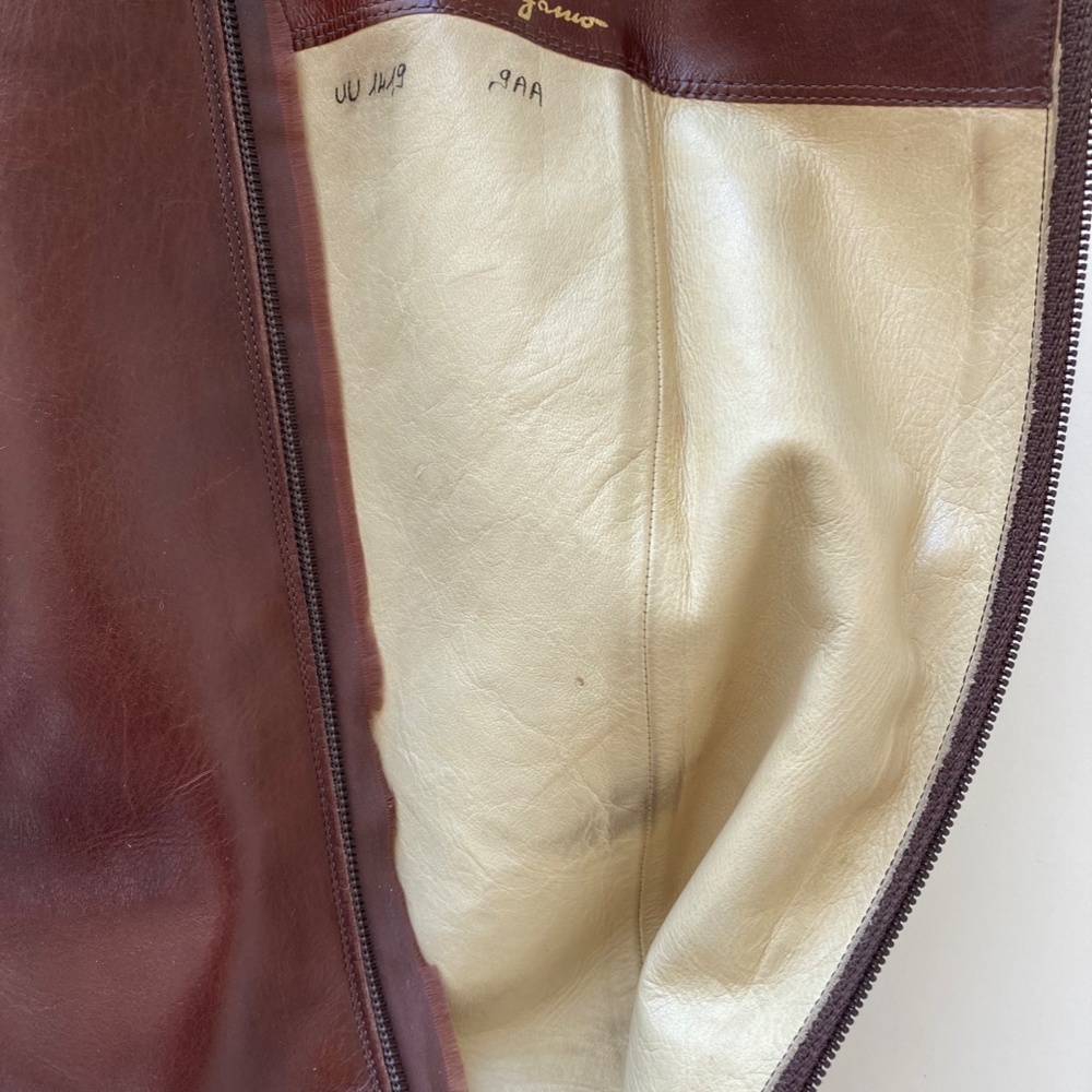 Salvatore Ferragamo Vintage Leather Boots Made in Italy - Picture 11 of 13